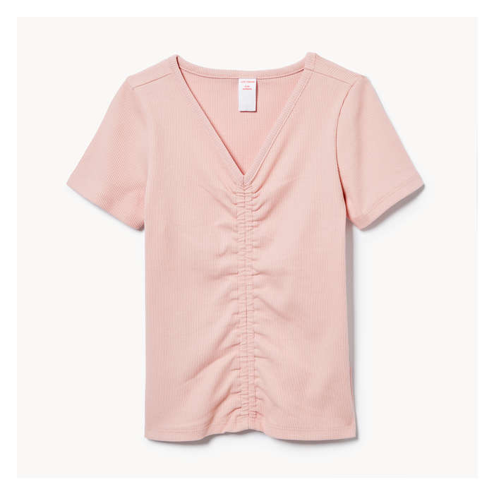 Kid Girls' Ruched Front T-Shirt